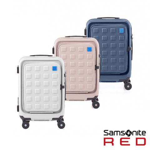 Samsonite RED 20吋 TOIIS M 前開式可擴充PC飛機輪登機箱/行李箱(多色可選)