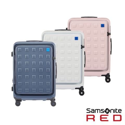 Samsonite RED 新秀麗 24吋 TOIIS M 前開式可擴充PC飛機輪行李箱(多色可選)