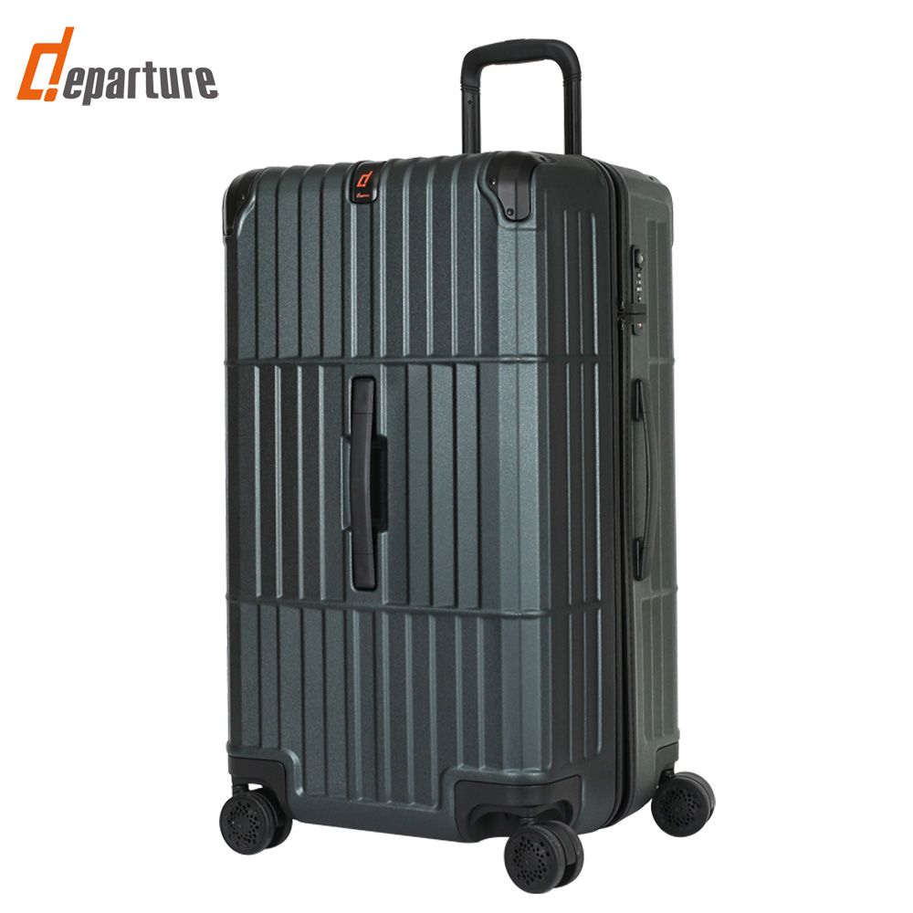 departure 旅行趣 異形箱 27吋 行李箱/旅行箱 墨綠電子紋(HD510-2763)