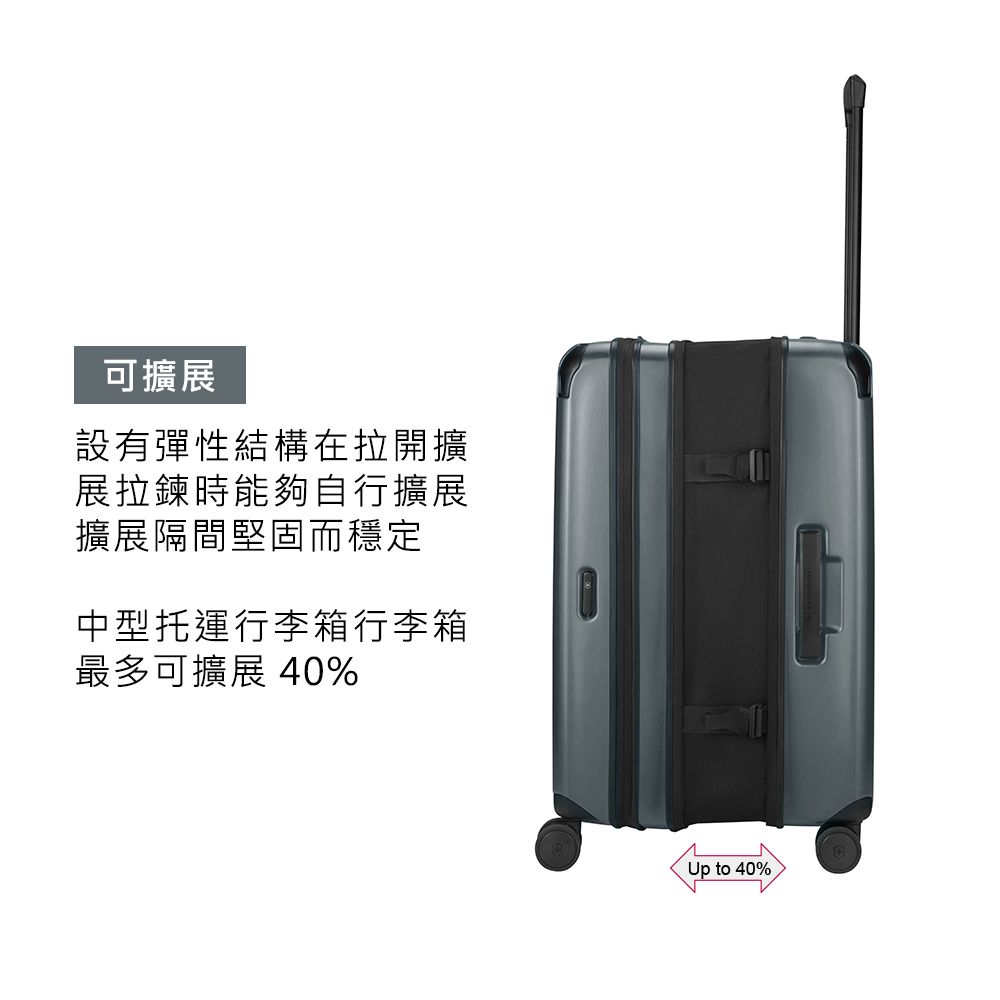 VICTORINOX 瑞士維氏 Spectra 3.0  27吋 可擴充 硬殼中型旅行箱/行李箱 (3色可選)(611759)