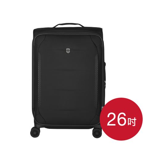 VICTORINOX 瑞士維氏 Crosslight 26吋 可擴充 軟殼中型旅行箱/行李箱 (612420)