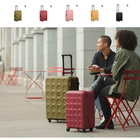 LOJEL VITA PP 硬殼 雙層防盜拉鍊  拉鍊 登機箱 行李箱 22吋