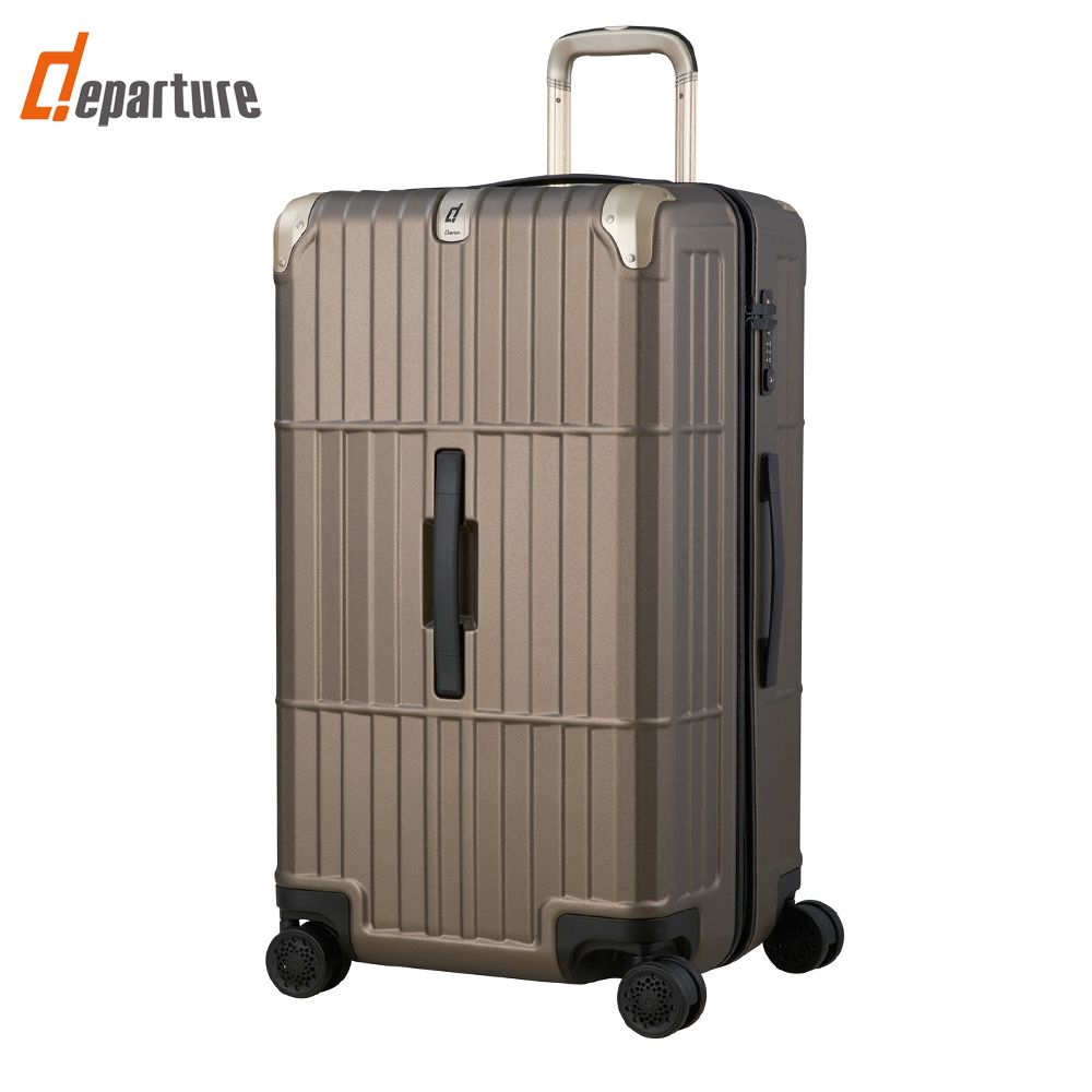 departure 旅行趣 異形箱 27吋 行李箱/旅行箱 香檳金(HD510-2742)