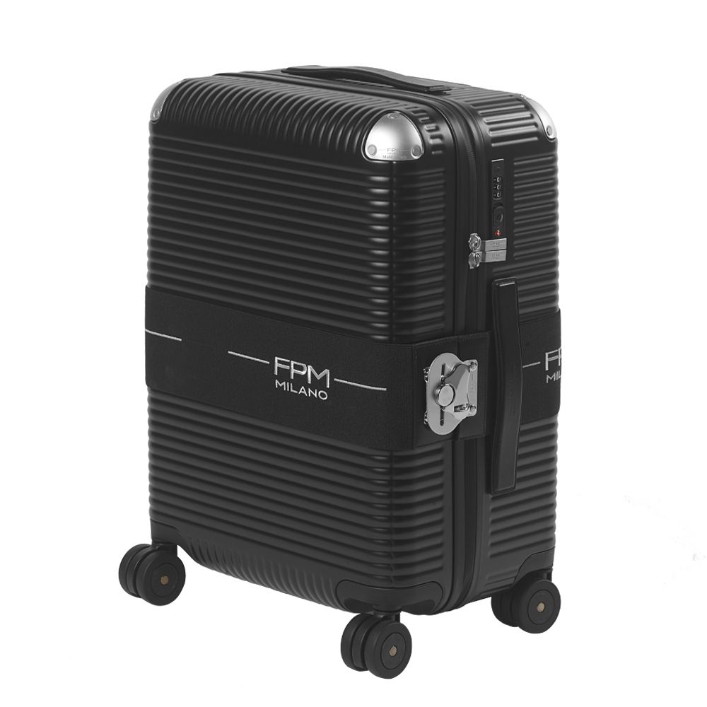 FPM MILANO BANK ZIP DELUXE Eclipse Black 系列 21吋登機箱 -平輸品 (日蝕黑)
