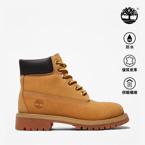 Timberland 童款小麥黃經典防水6吋靴|12709713
