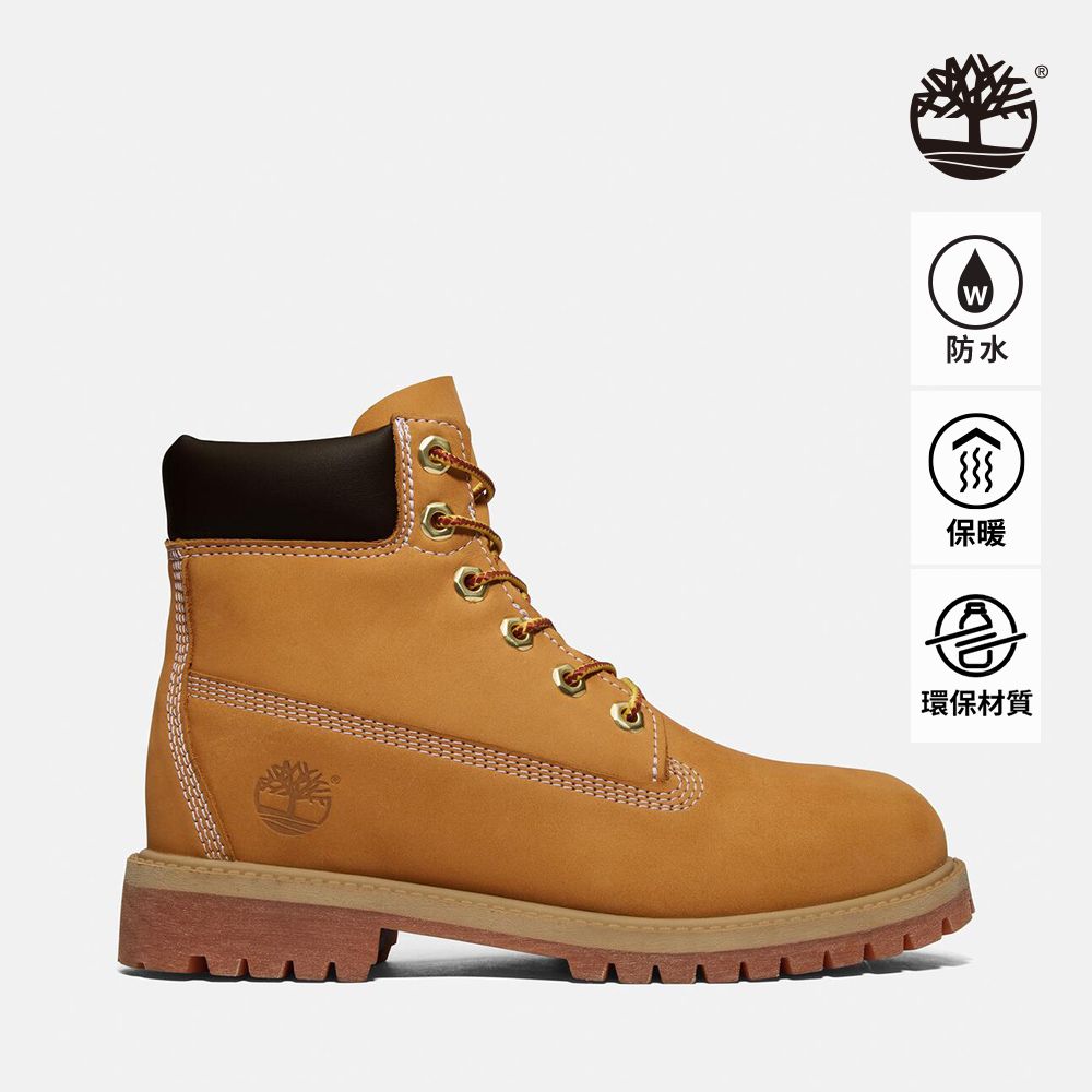 Timberland 童款小麥黃經典防水6吋靴|12909713 - PChome 24h購物