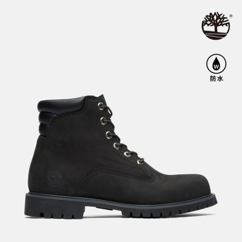 Timberland 男款黑色防水六吋靴|6939R001