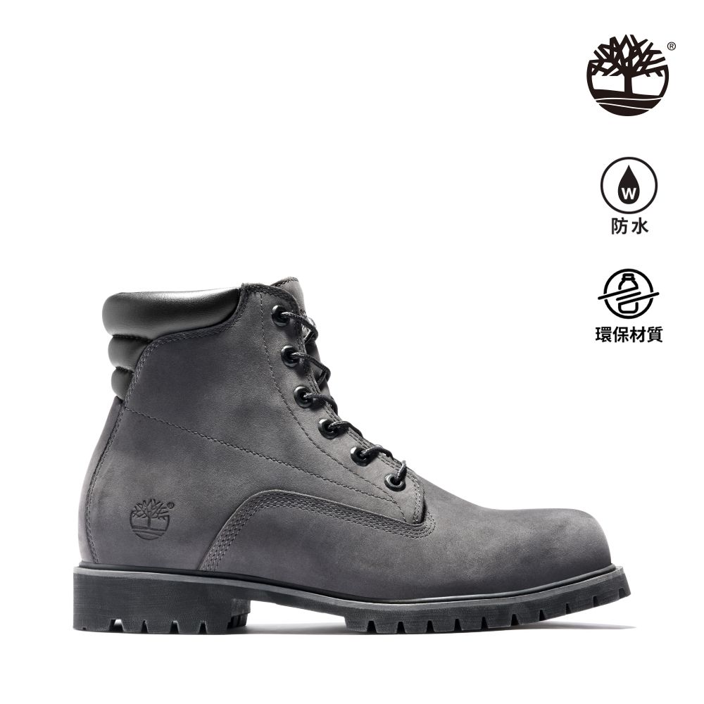 Timberland 男款深灰色磨砂革防水6吋休閒靴|A1OIZC64 - PChome 24h購物