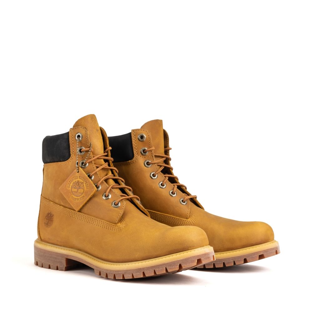 Timberland 男款小麥色全粒面皮革6吋防水靴|A655H231 - PChome 24h購物