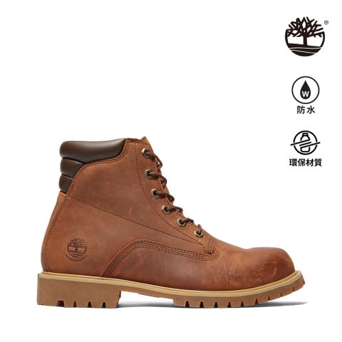 Timberland 男款棕色防水經典6吋靴|A1H8Q855