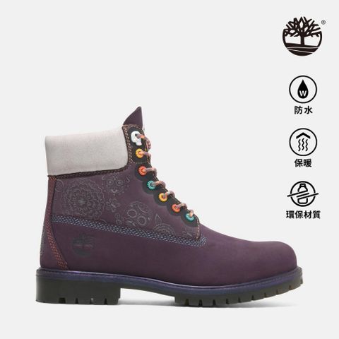 Timberland 男款深紫色Timberland R Heritage防水6吋靴｜A41MWEJJ