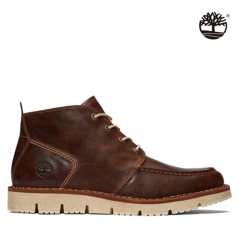 Timberland 男款棕色 Moc-Toe 中筒休閒靴|A1JTW245