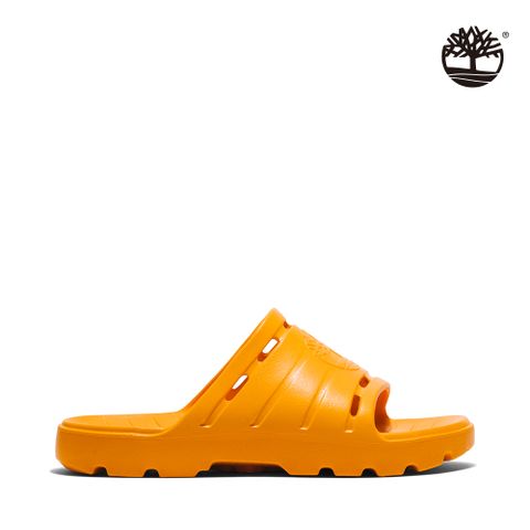 Timberland 中性款橘色拖鞋|A5W8D804