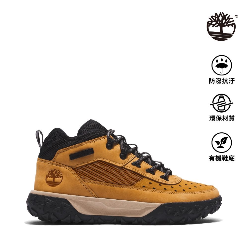 Timberland  男款小麥色Greenstride Motion 6 中筒健行鞋|A5TPC231