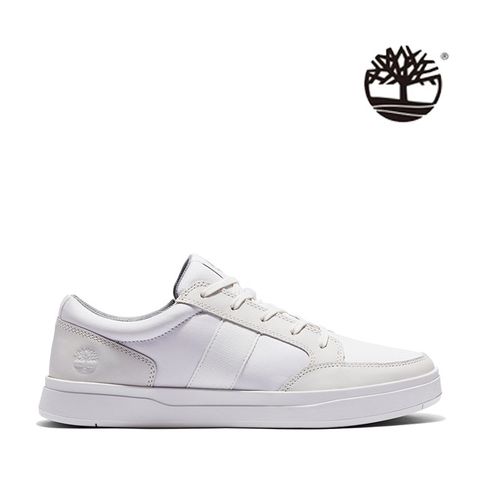 Timberland 男款白色低筒休閒鞋|A5Z99L77