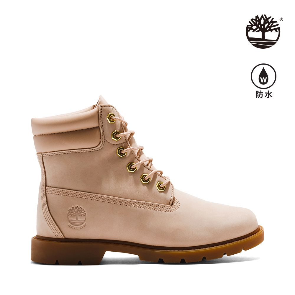 Timberland  女款淺米色防水六吋靴|A5N35DR1