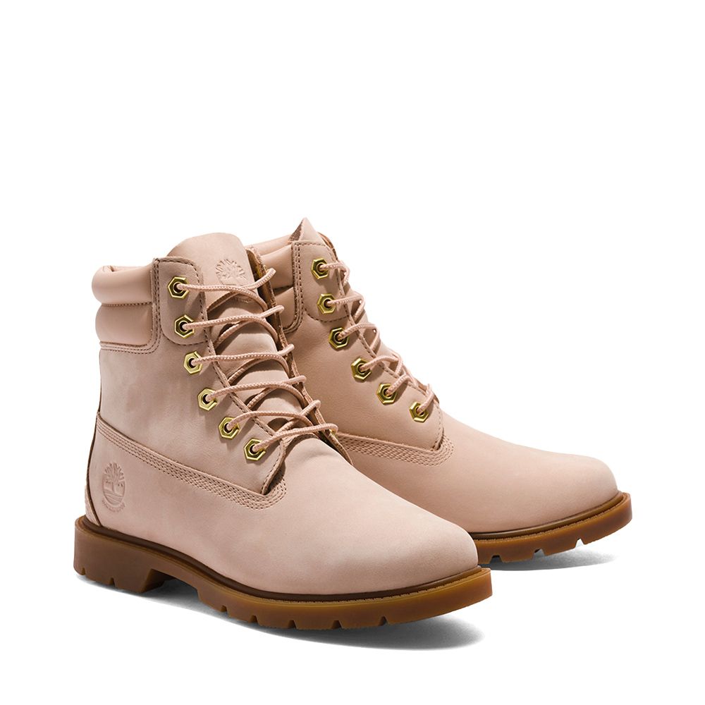 Timberland  女款淺米色防水六吋靴|A5N35DR1