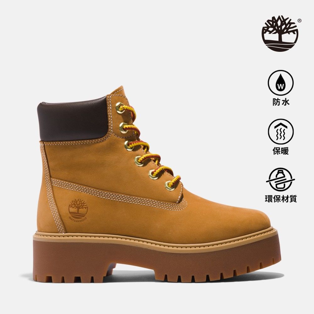 Timberland 女款小麥色磨砂革Timberland® Premium 6吋防水靴|A5RJD231