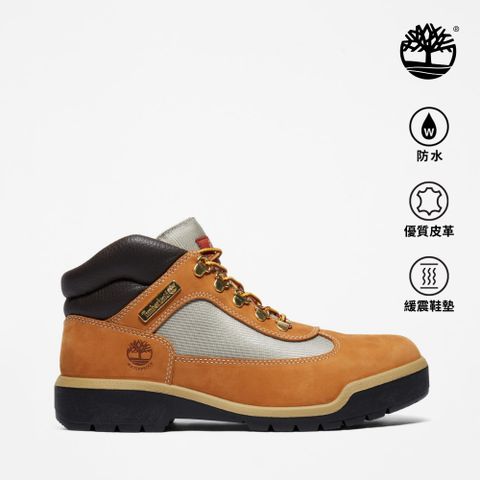 Timberland 男款小麥色磨砂革中筒防水靴|A18RI231