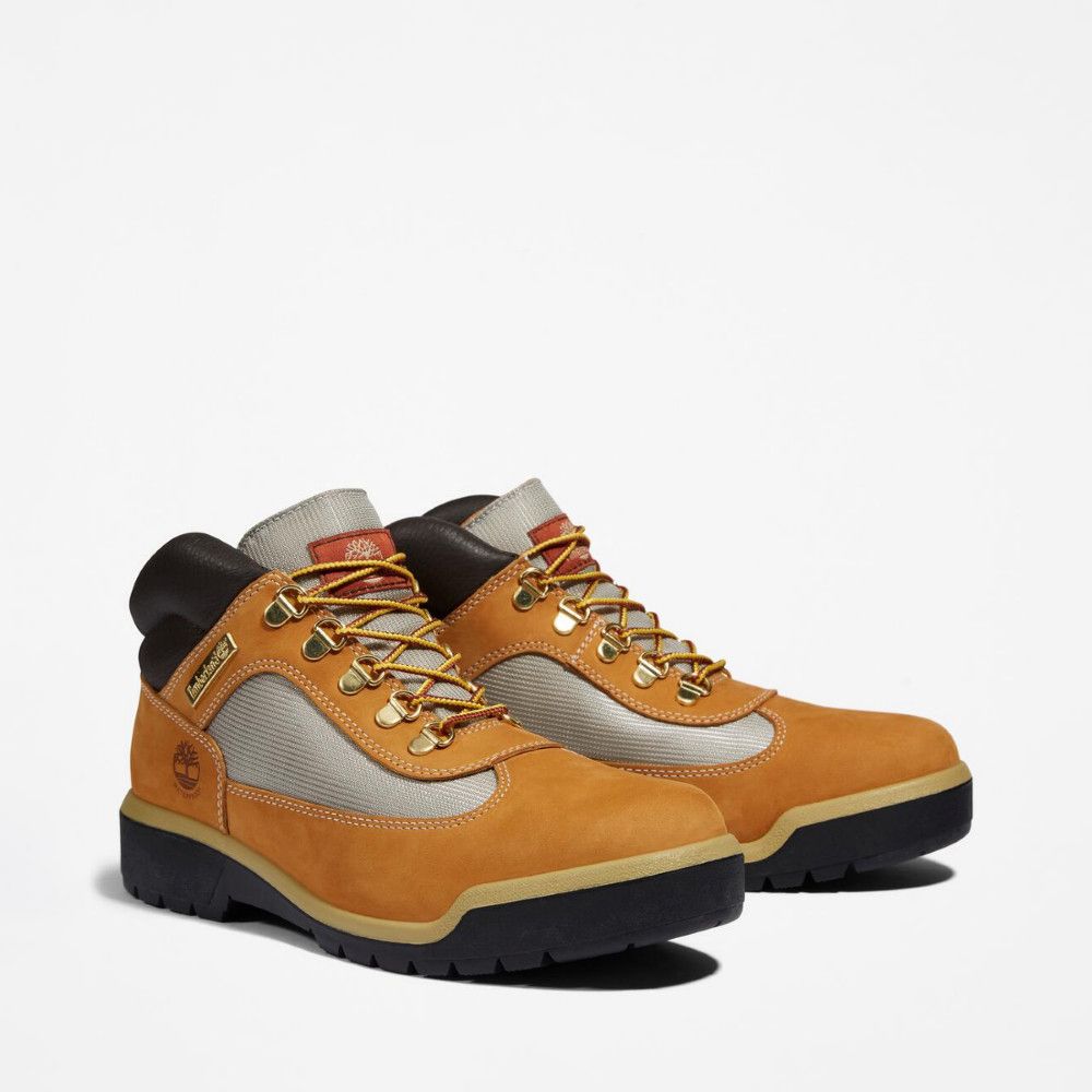Timberland 男款小麥色防水中筒戰地靴|A18RI231