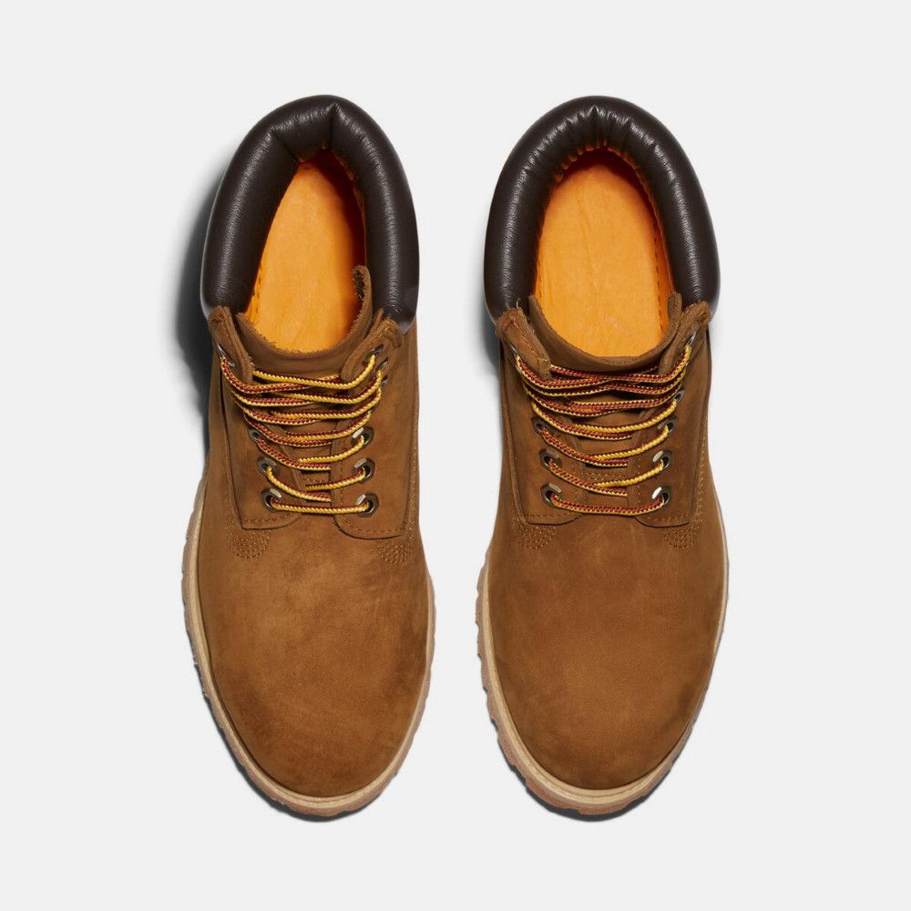 Timberland  男款深小麥色防水6吋休閒靴|72066EBL