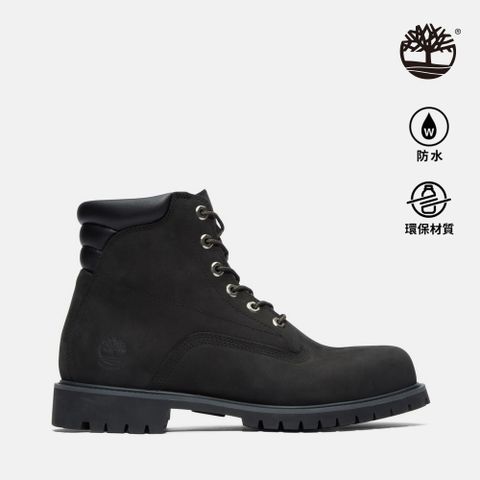 Timberland 男款黑色6吋防水靴|6939R001