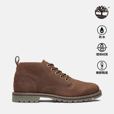 Timberland 男款深棕色防水中筒休閒靴|A44MGV13