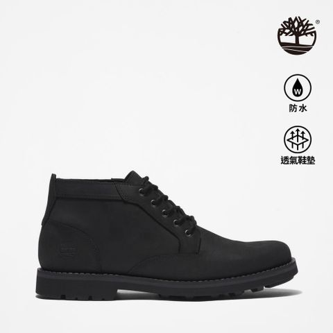 Timberland 男款黑色防水中筒休閒靴|A43DC015