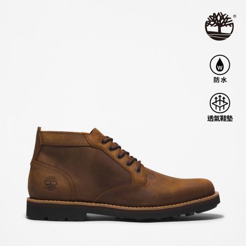 Timberland 男款棕色防水中筒休閒靴|A5UZDF13