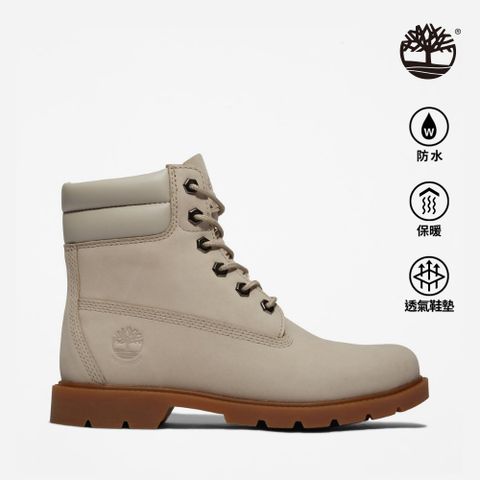 Timberland 女款羊毛色防水6吋靴|A2G5EK51