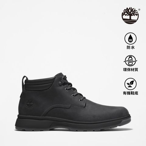 Timberland 男款黑色防水中筒休閒靴|A43RC015