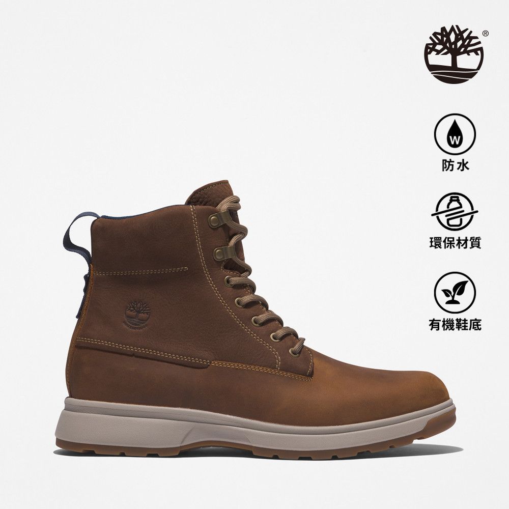 Timberland 男款棕色防水中筒靴|A43TNF13