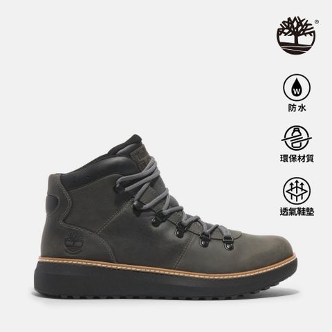 Timberland 男款深灰色防水中筒休閒靴|A69RDEIQ