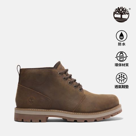 Timberland 男款鐵鏽色防水中筒休閒靴|A69TWEM6