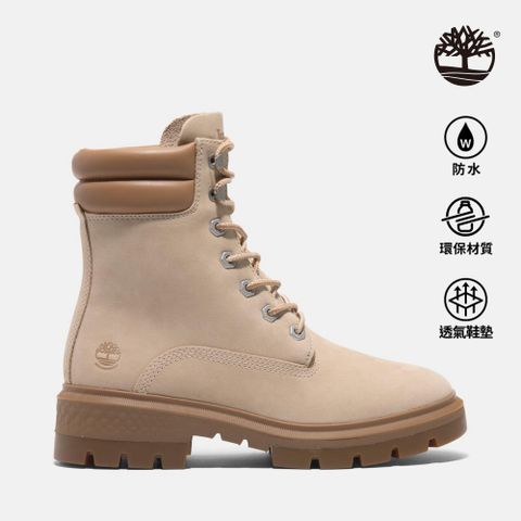 Timberland 女款淺米色Cortina Valley中筒防水靴|A2D7NEN7