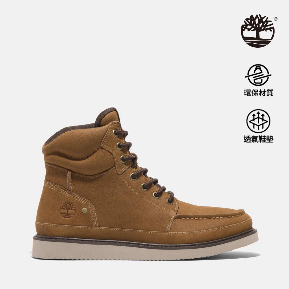 Timberland 男款小麥色中筒休閒靴｜A698F754