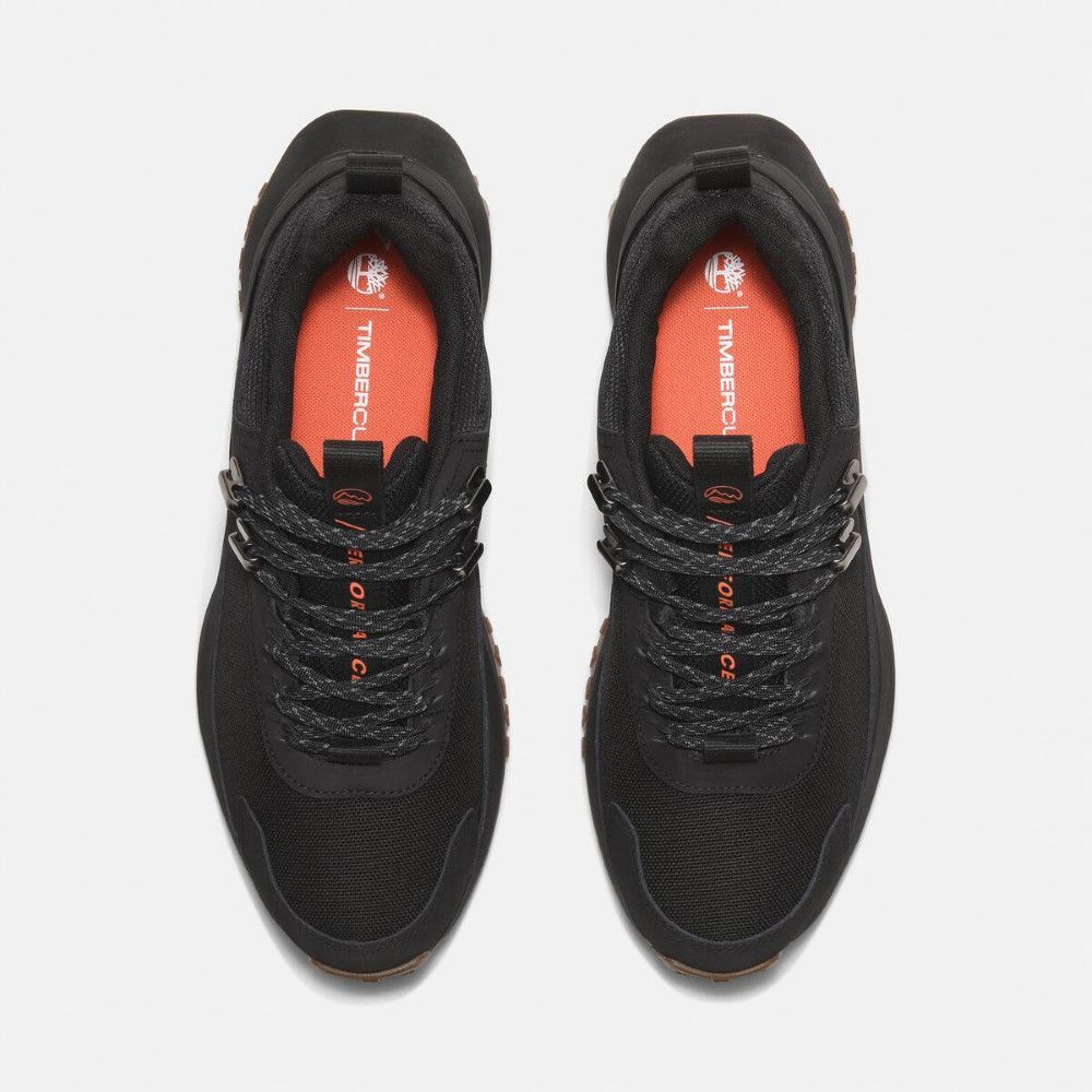 Timberland  男款黑色Motion Access防水低筒健行鞋|A6D9HEK9