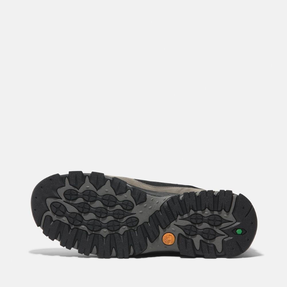 Timberland 男款黑色防水中筒健行鞋｜A6CH5EJT