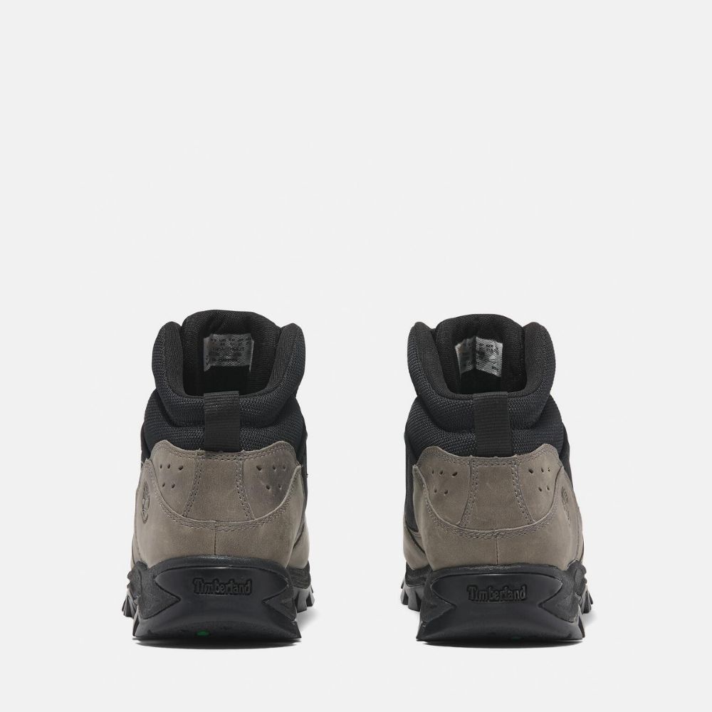 Timberland 男款黑色防水中筒健行鞋｜A6CH5EJT