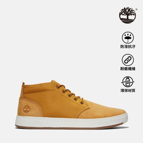 Timberland 男款小麥色皮革休閒鞋|A1OI3231