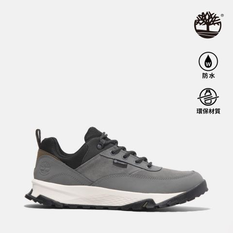 Timberland 男款灰色Lincoln Peak Lite低筒防水健行鞋|A6D7NEJO