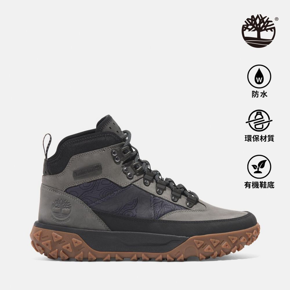 Timberland 男款灰色GreenStride TM Motion 6防水中筒健行鞋|A6DCPEL8