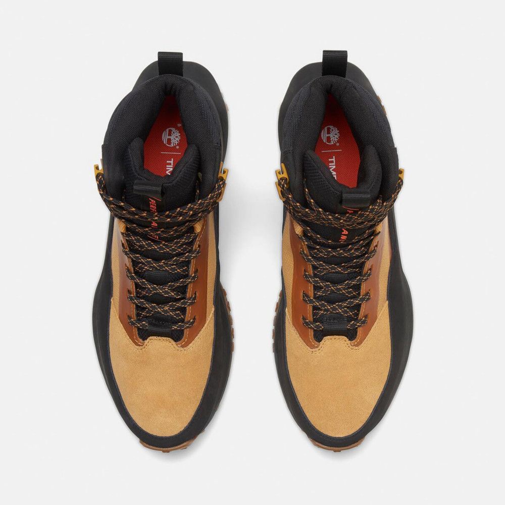Timberland 男款小麥色Motion Access防水中筒健行鞋|A6DB3EZ0