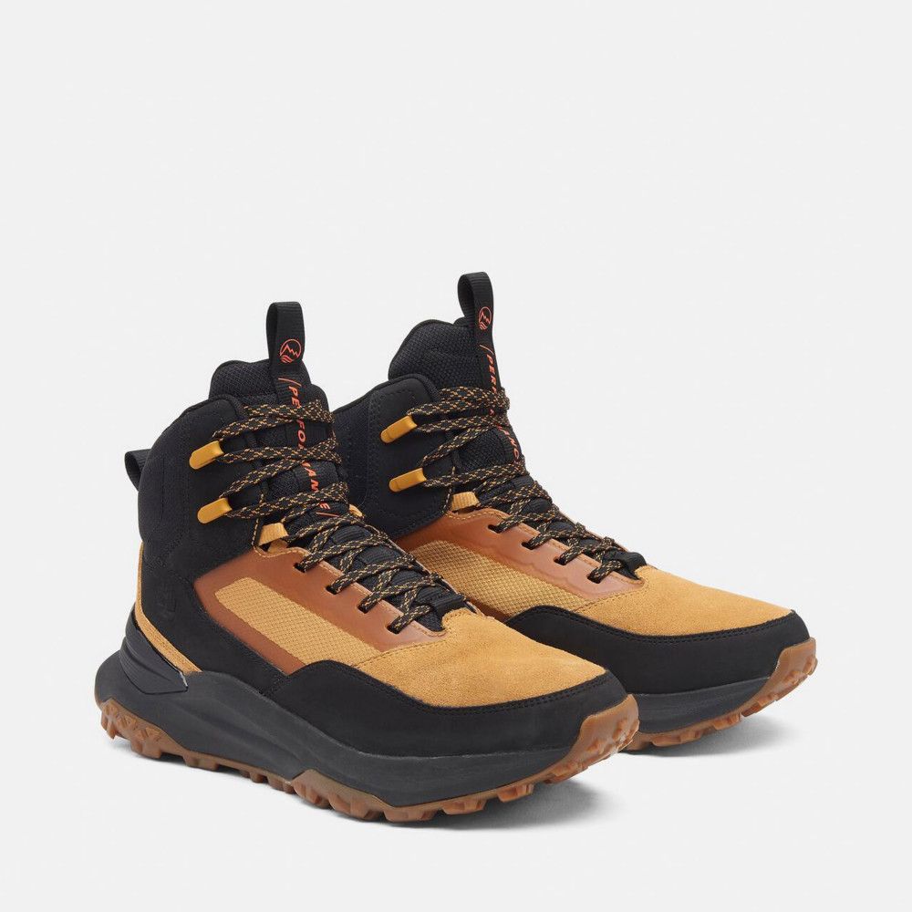 Timberland 男款小麥色Motion Access防水中筒健行鞋|A6DB3EZ0