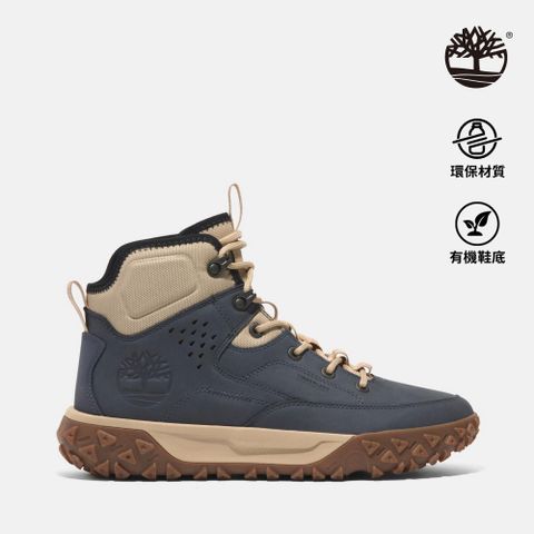 Timberland 男款深藍色GreenStride TM Motion 6中筒健行鞋|A6CWNEP2