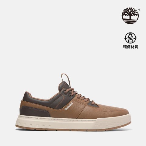 Timberland 男款鐵鏽色皮革低筒休閒鞋|A69HHEM6