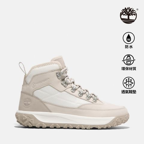 Timberland 女款白色GreenStride TM Motion 6中筒防水健行鞋|A2K14EM3