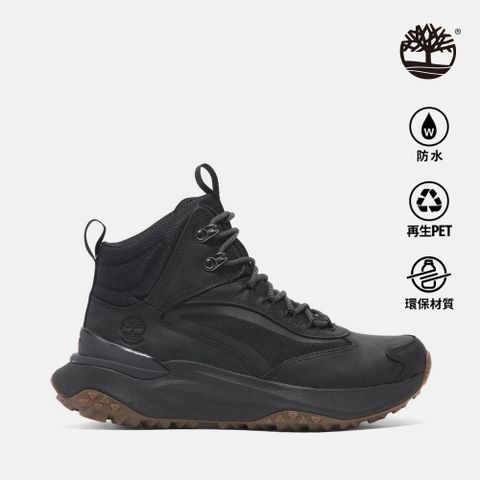 Timberland 女款黑色Motion Access防水中筒健行鞋|A29T6EK5