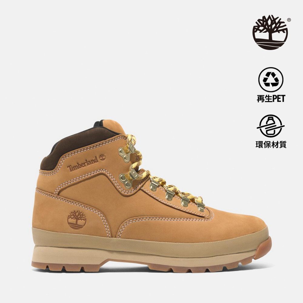 Timberland 男款小麥色Euro Hiker中筒健行鞋|A2P27754