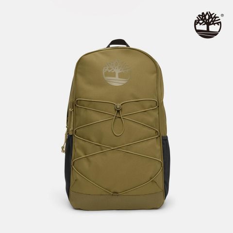 Timberland 中性深橄欖綠戶外大容量後背包|A5SWQ302